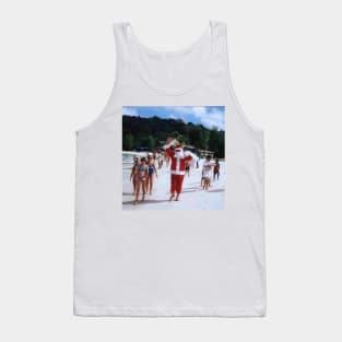 Caribbean Santa Claus Tank Top